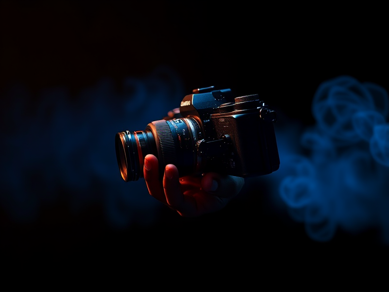 Generated cinematic frame on a monitor