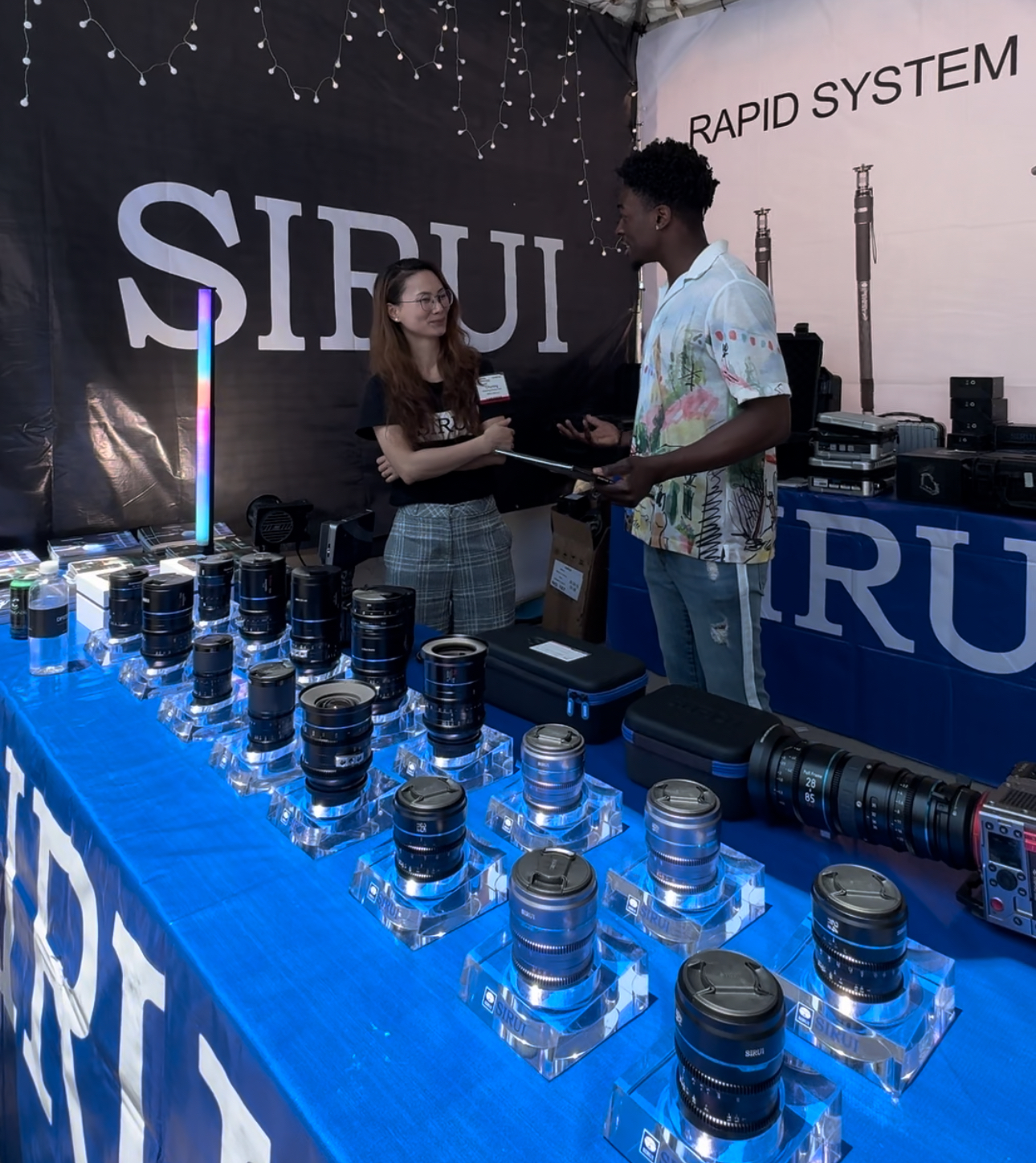 Marquis Barnes with SIRUI cinema lenses