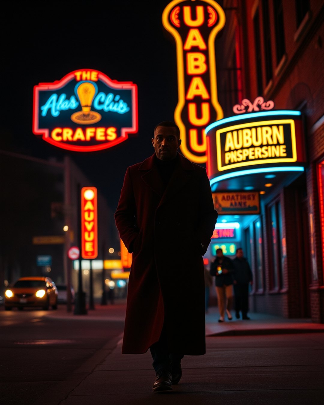 Ghost of Auburn Ave — fictional A24-style student film poster